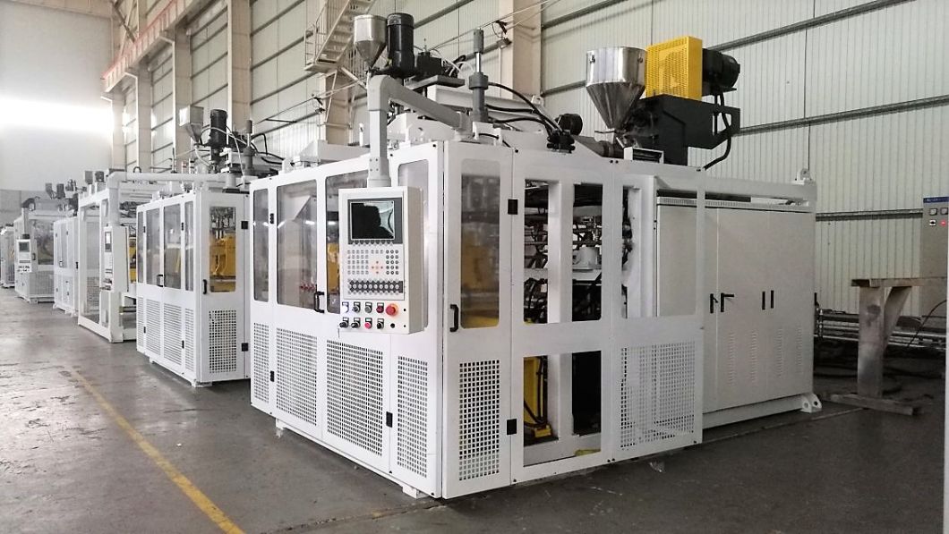 Double Station Single Head Extrusion Blow Molding Machine