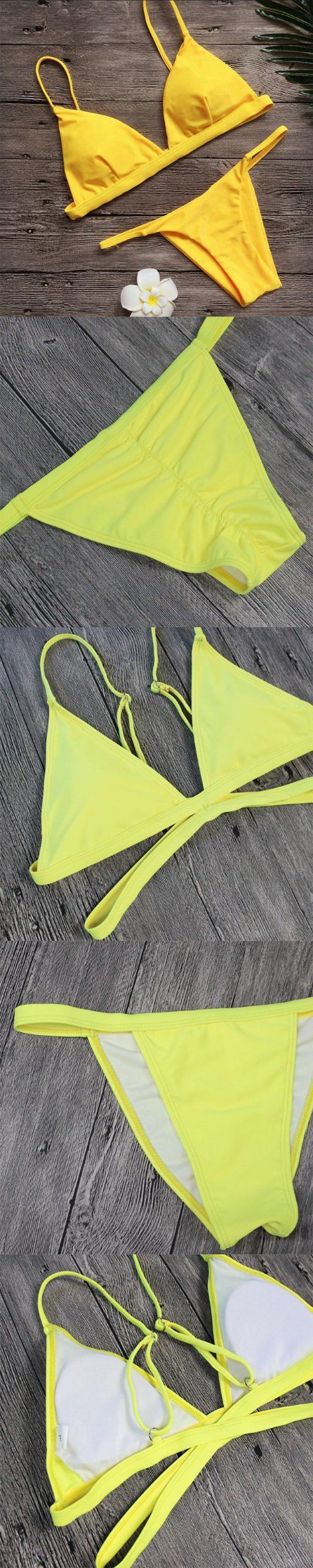 Muti Color Brazil Straps Bandage Maillot Bikini Lingerie Bikini