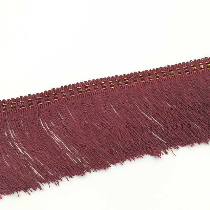 High Quality 11cm Double Thread Fringe Trim for Decoration