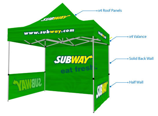 Personized Print Outdoor Advertising/Party/Camping Folding Popup Canopy/Marquee/Gazebo Event/Tradeshow Display Tent Canada 150