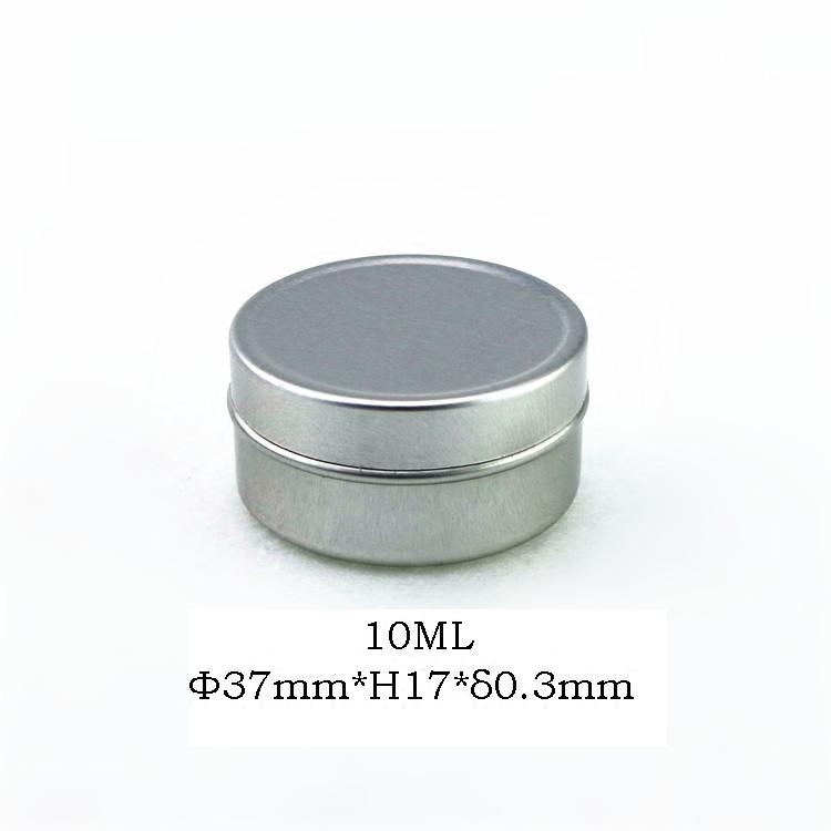 10ml Aluminum Tin Box Cream Jar Small Lip Balm Container