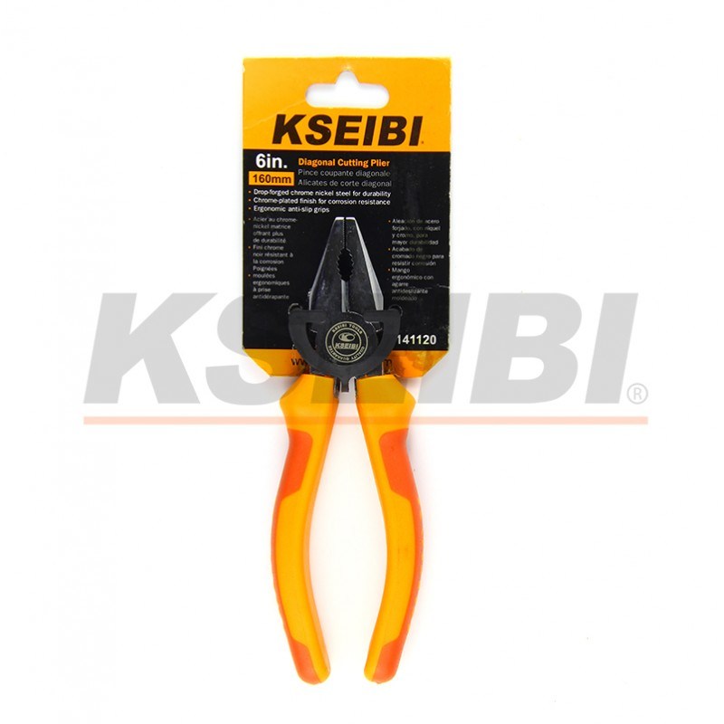 Kseibi TPR Handle Carbon Steel Combination Plier