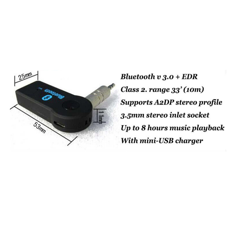 Bt310 Bluetooth Audio Receive Adapter Car Aux Bluetooth Receiver