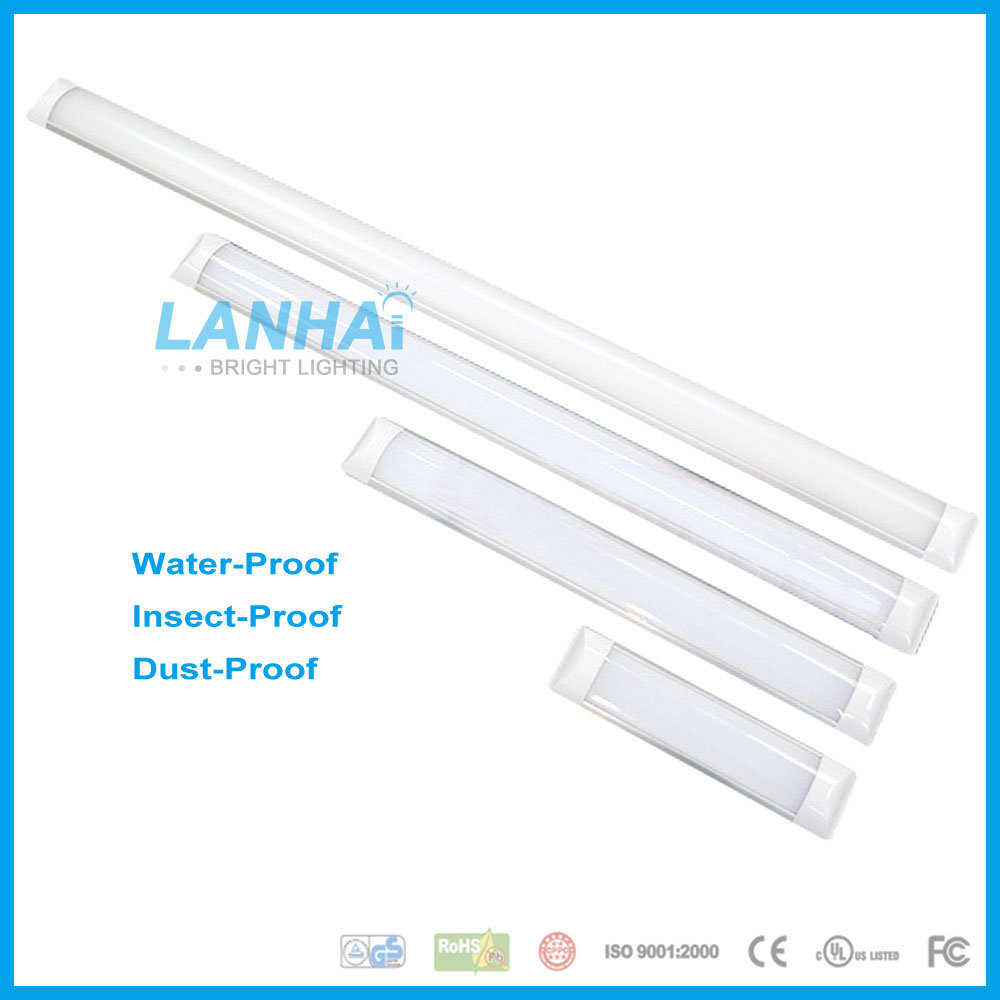 Super Thin 15W/30W/45W/60W/80W Tri-Proof LED Purified Fixture Lamp Light Tube