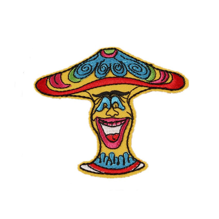 China Supplies Funny Bulk Cheap Custom Embroidery Patch