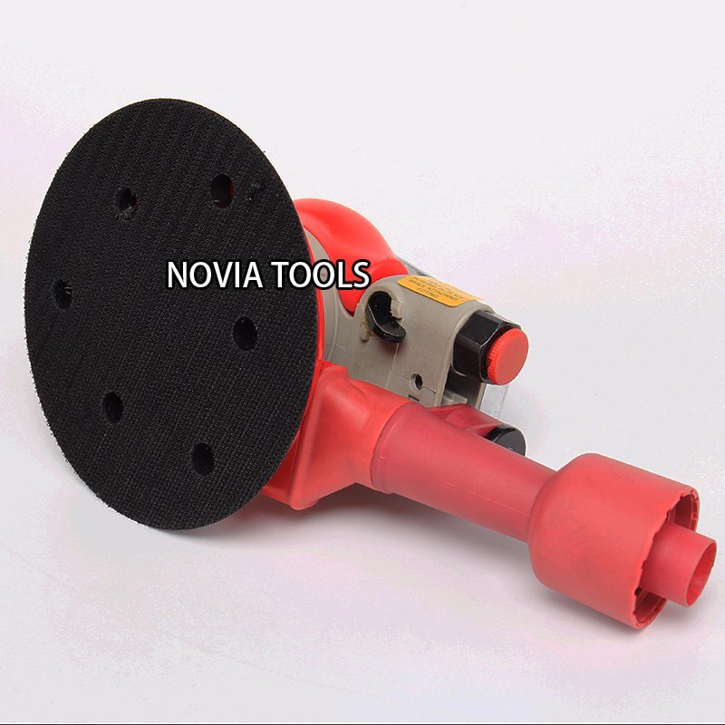 Air/Pneumatic Light Weight Plastic Motor Heavy Duty 3m Style Random Orbital Sander, 5 in/6 in Vacuum 1/8 in Orbit Nv-612V