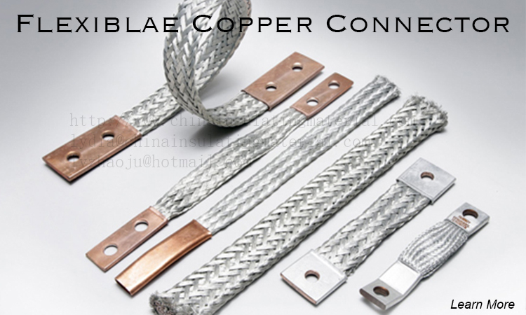 Flat Braid Connector Flange Joint Braided Flexible Hose Earthing Leads