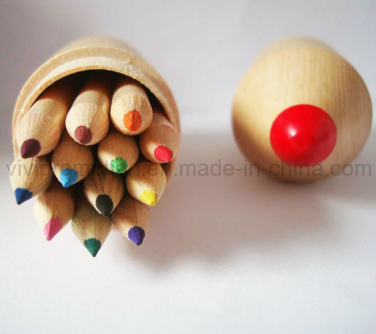 Popular Bullet Wooden Color Pencil for Promotion (MP001)