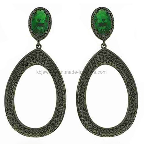 Beautiful Party Jewelry Gemstone Hanging Earrings (KE3190)