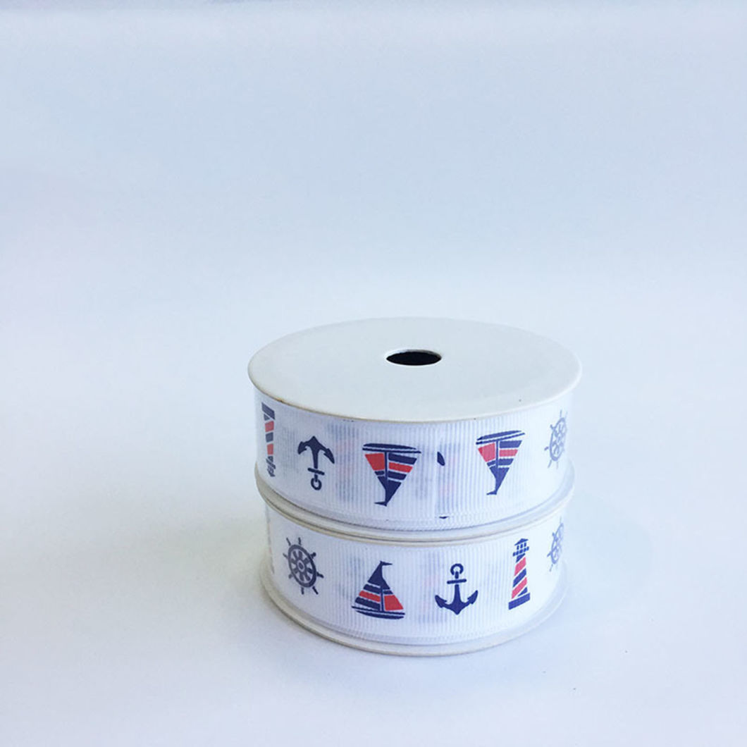 Global Brands 10 Year Hot Selling Custom Printed Grosgrain Ribbon