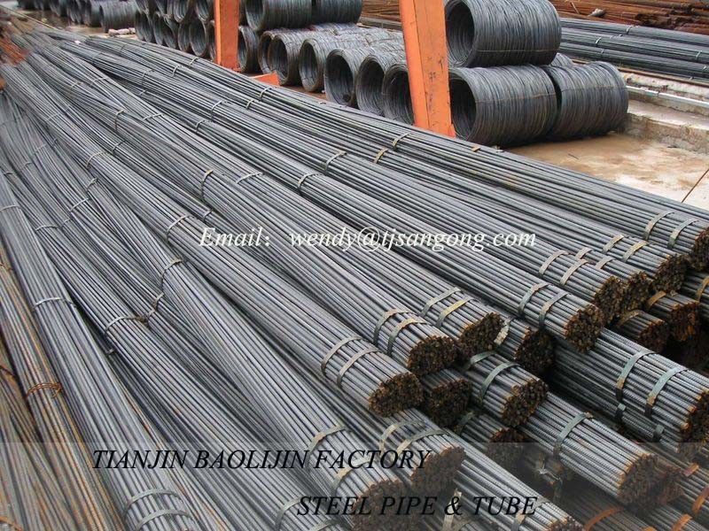 ASTM A615 Grade 40/60 Hot Rolled Ribbed Bar Deformed Steel Bar