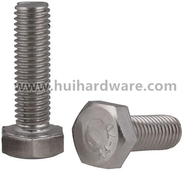 Stainless Steel A4-70/SUS316 Hex Bolt M6*10mm-150mm