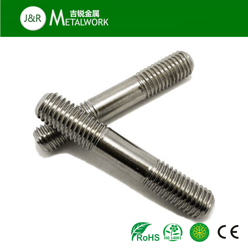 A2 A4 Stainless Steel Double End Stud Bolt (SS304 SS316 316L)