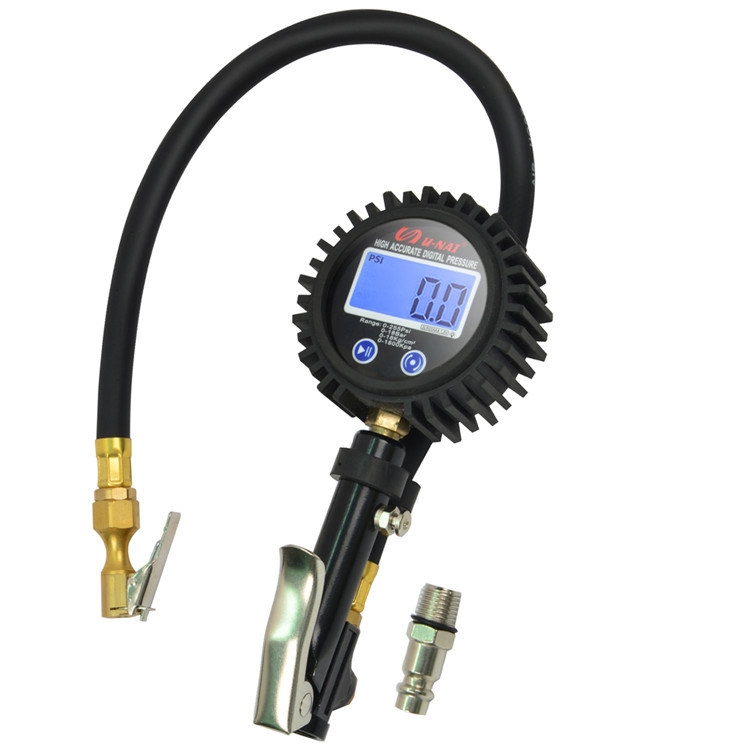 255 Psi Accuracy 0.5 Psi Digital Tire Infalort Gauge