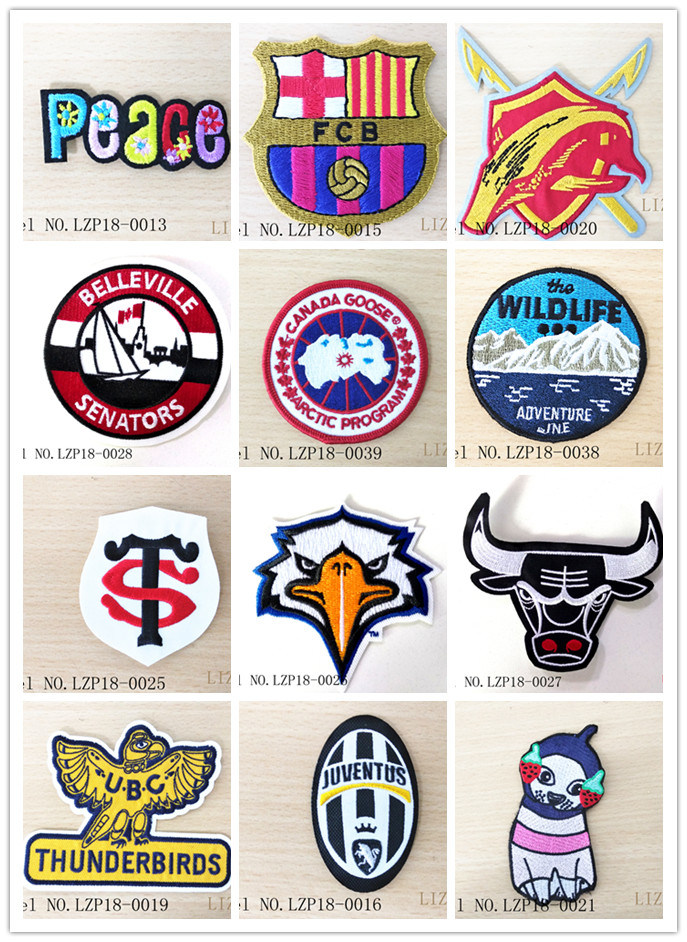 2018 Fashion Design Custom Letter Embroidery Patch