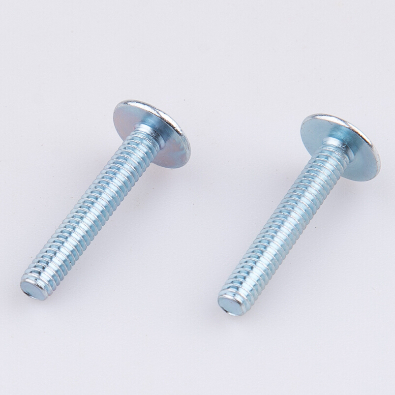 Blue Zinc Slotted Phillips Head Metric Thread Machine Screw