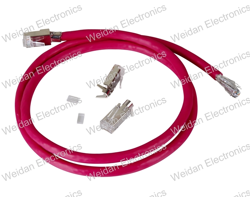 10g 600MHz Cat7 F/FTP Patch Cord (WD1B-012)