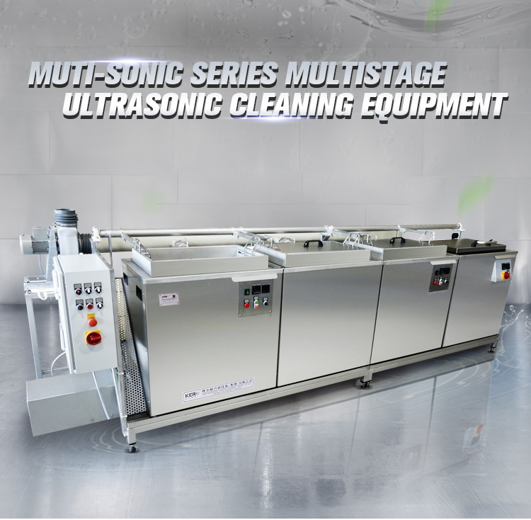 Multi-Station Ultrasonic Aqueous Degreaser for Parts Cleaning Washing