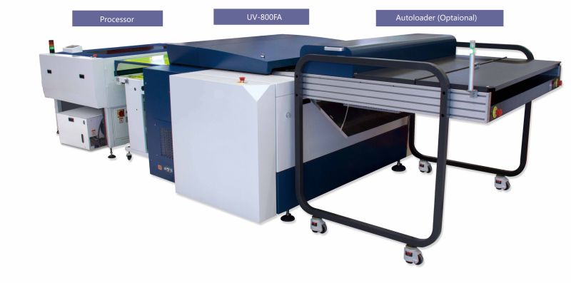 Ecoographix High Quality Single Cassette Plate Autoloader Scu 800 for Online CTP