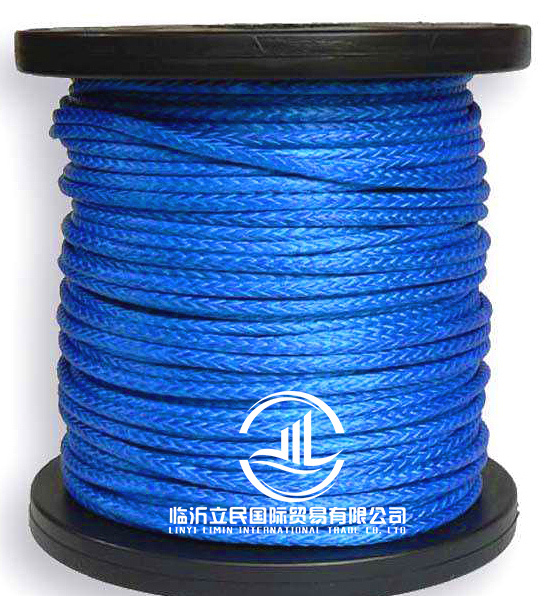 Ultra High Molecular Weight Polyethylene (UHMWPE) Braided Rope (blue)