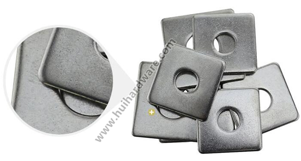 ANSI/DIN Standard Galvanized Square Plate Washers Flat Square Washers