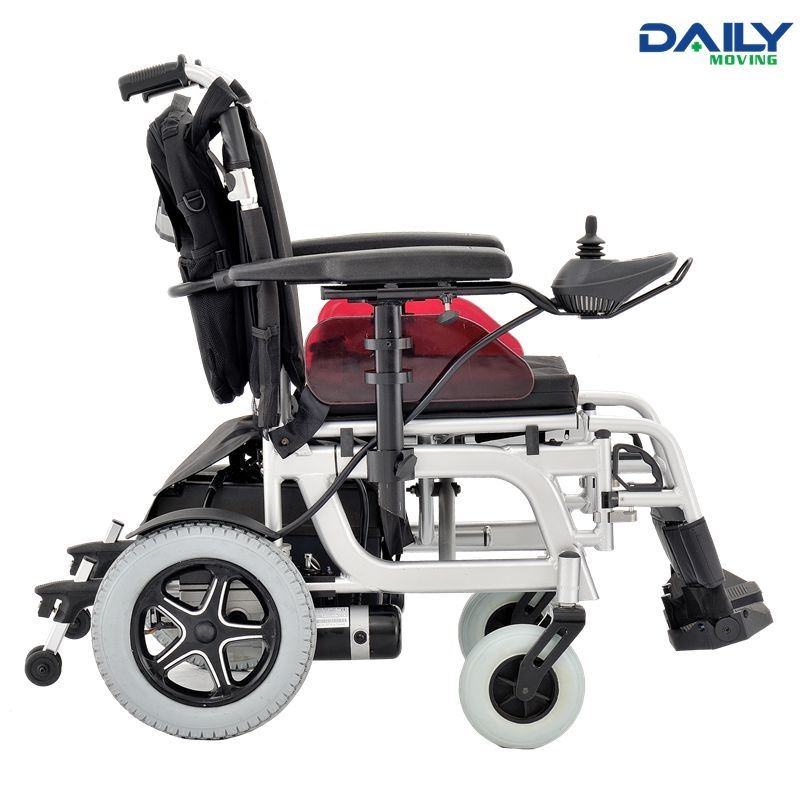 Lightweight Aluminum Frame Folding Wheelchair with Different Seat Sizes