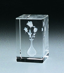 6*6*6 Cm 3D Crystal Cube Photo Frame Use (Jd-Cl-104)