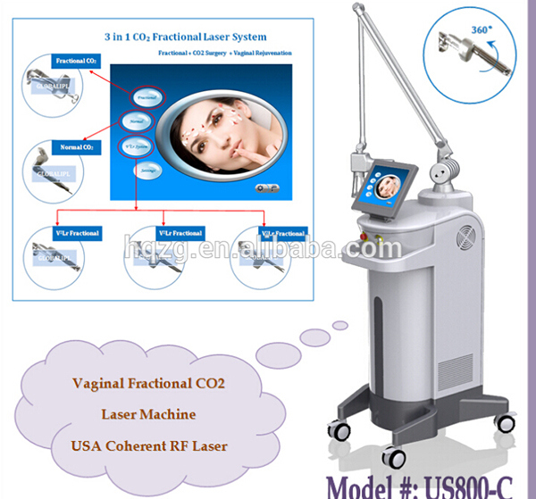 Medical Laser RF Excited CO2 Fractional Laser Machine