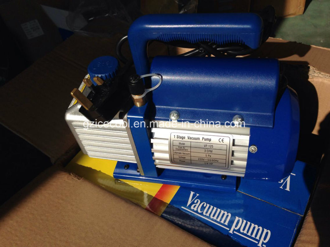 1/4HP Single Stage 5PA Refrigeration Vacuum Pump Vp125 1 Stage Vacuum Pump for Air Conditioner