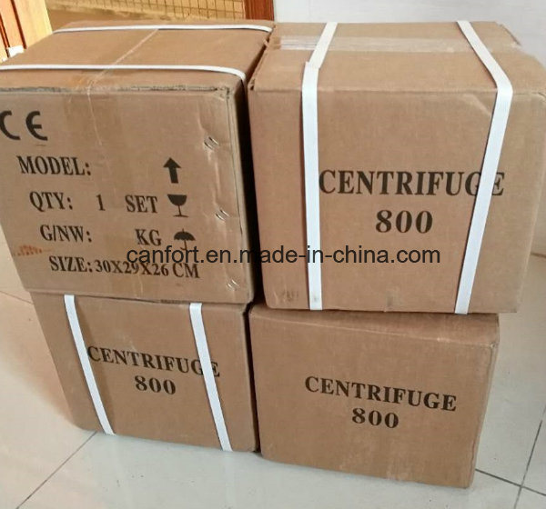 20mlx6 Low Speed Mini Centrifuge 800b for Laboratory and Medical