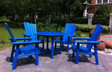 Traditional Polywood Adirondack Chair Garden Furniture