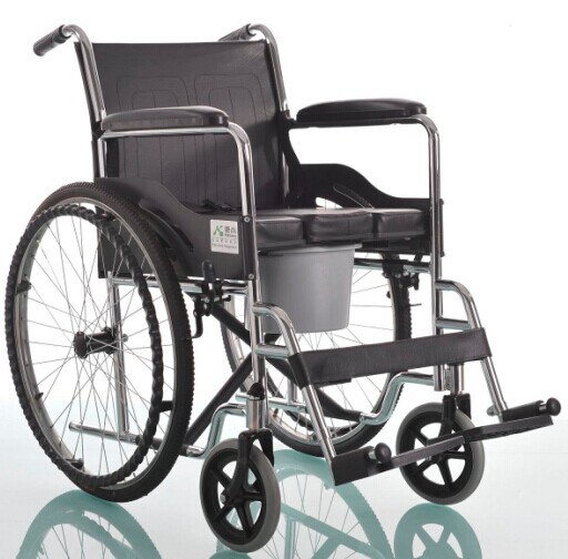 Chromed Steel Wheelchair for Sale