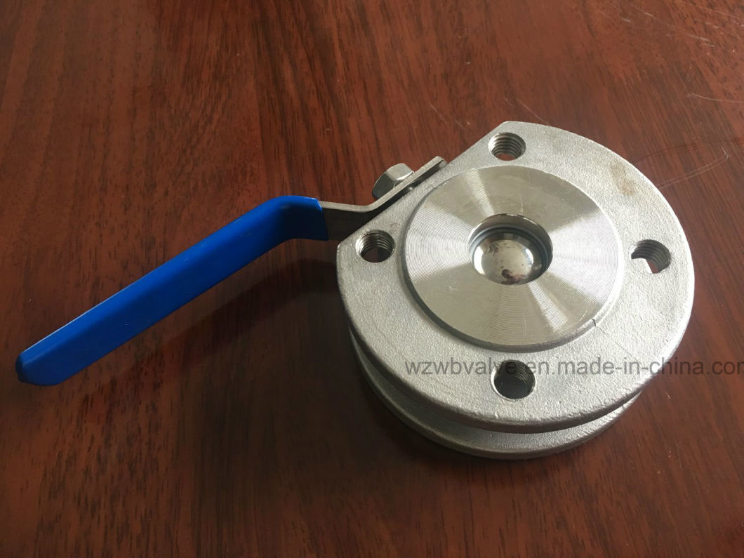 Lockable Wafer Ball Valve with ISO5211 Mouting Pad
