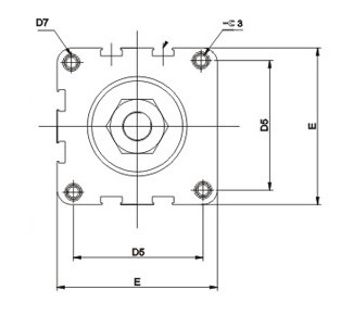 China Pneumatic Standard Cylinder ISO Air Cylinder