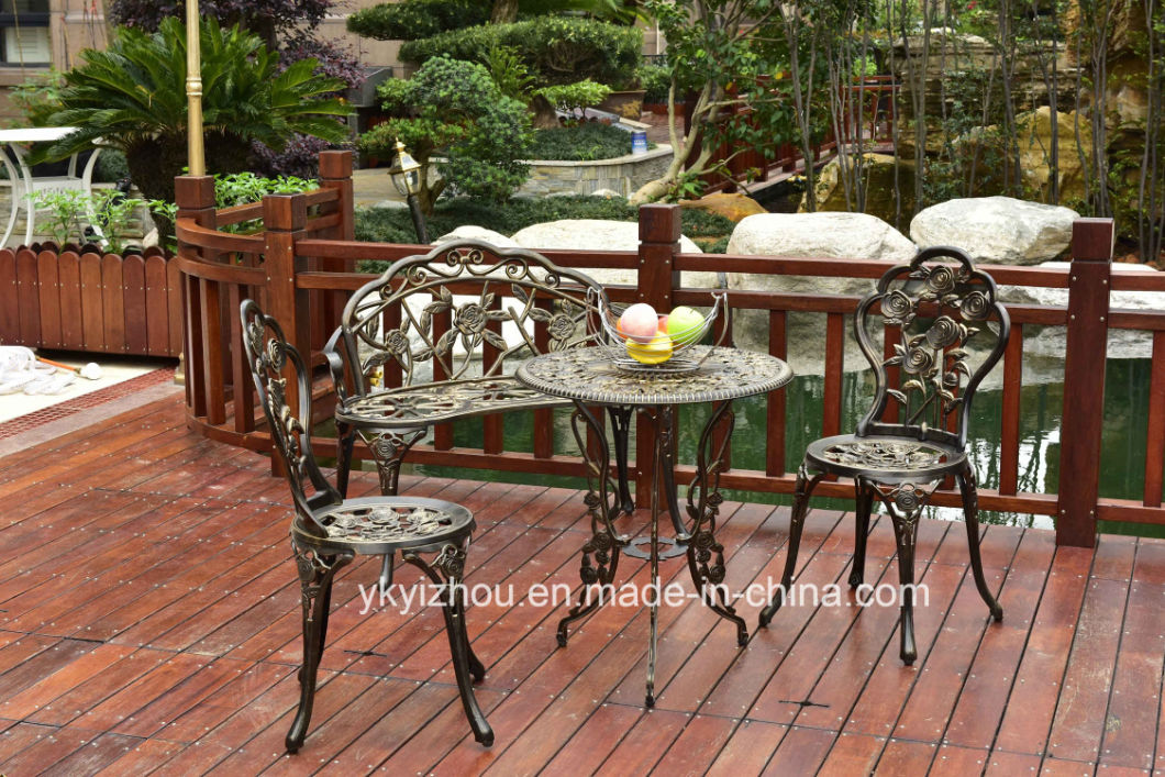 Cast Aluminum Tea Table and Chair Set Garden Furniture Outdoor Furniture-T008