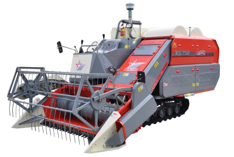 Lowest Price Factory Farm Machinery Tracked Rice Combine Harvester
