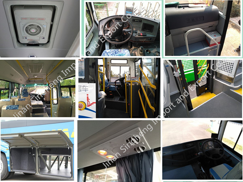 China High Quality Shaolin 31-35seats 7.5meters Length Bus Diesel and CNG