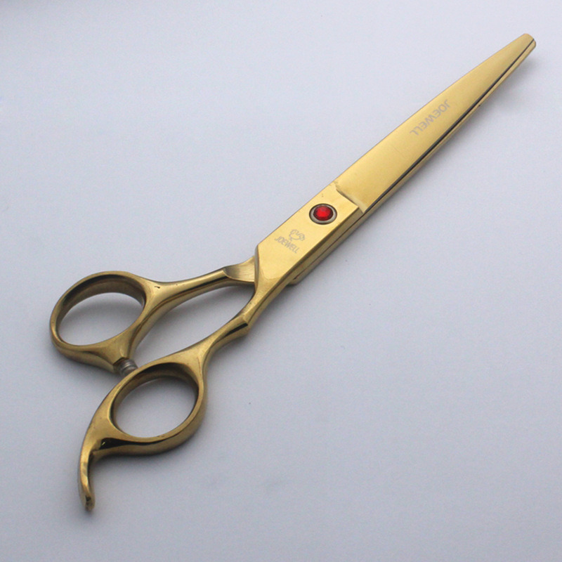 Professional Pet Grooming Hair Clipper Golden Dog Scissors