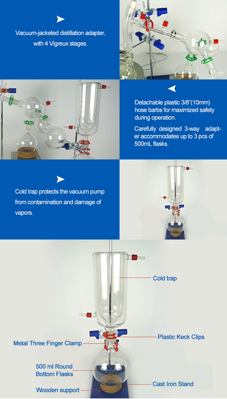 Lab Use Short Path Distillation Extraction Equipment