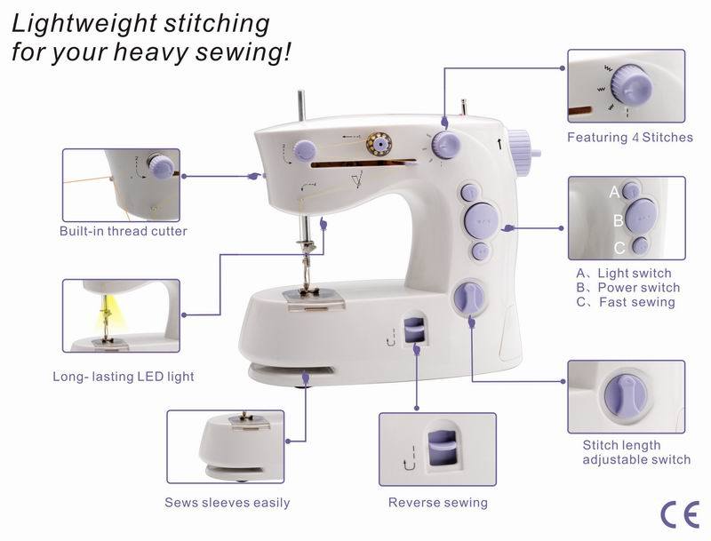 Household Button Holing Sewing Machine for Silk Cloth (FHSM-339)