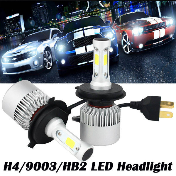 LED H4 Headlights S2 8000lm Car LED Headlight Bulbs Car Fog Light H4