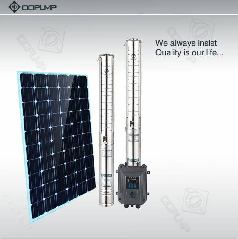 3.5inch DC/AC Solar Water Pump Deep Well Pump