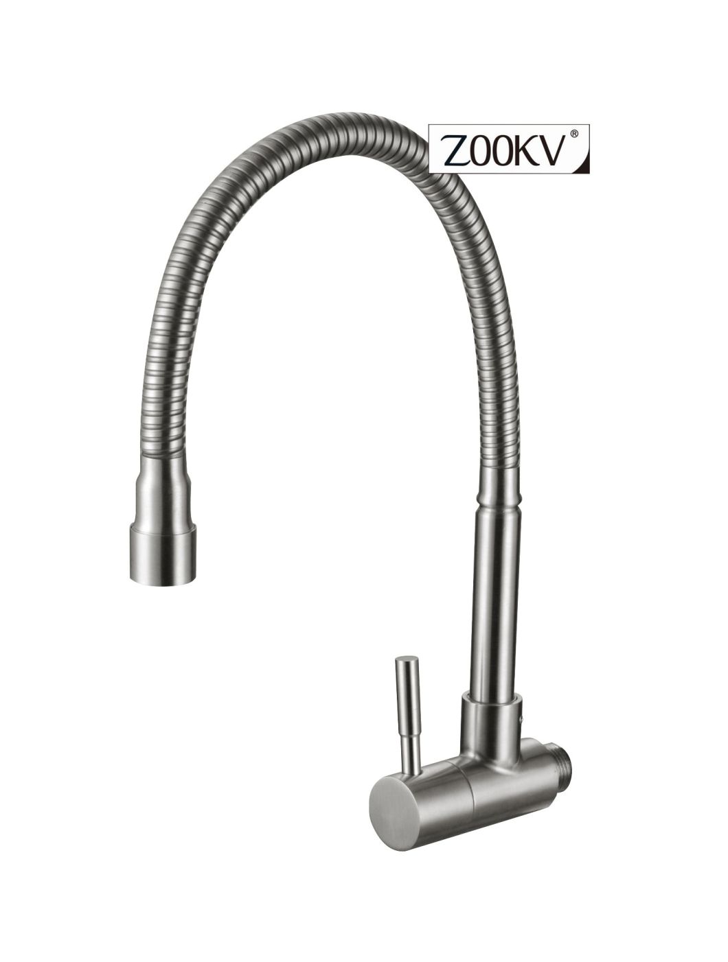 Wall Mounted Single Cold Kitchen Water Faucet Sink Mixer