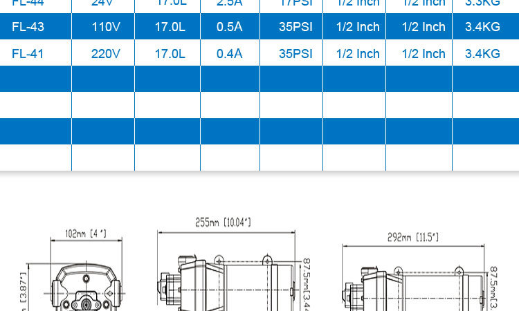 AC110-240V Drink Water Pumps Self Priming with Pressure Switch
