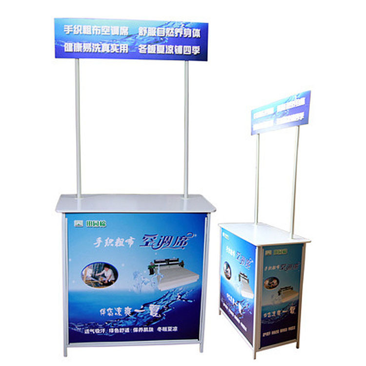 Exhibition Stand Foldable Advertising Promotion Booth Table