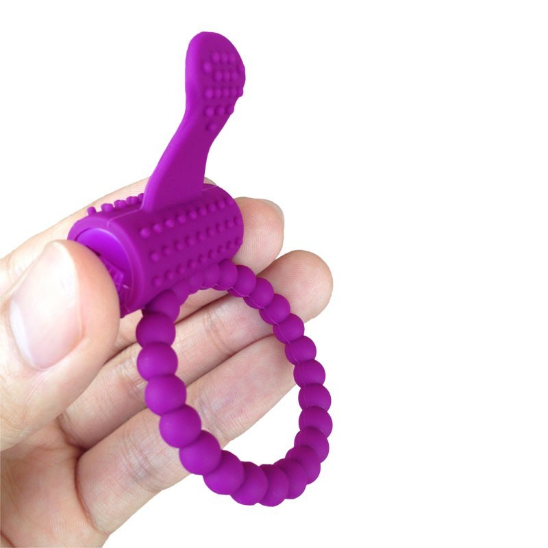 Powerful Vibrating Cock Delay Penis Ring Sex Toy for Man