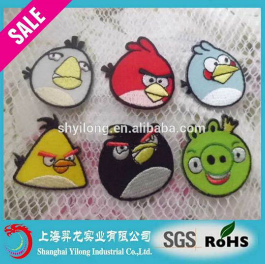 Custom 3D Kids Embroidered Woven Garment Patches