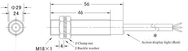 M18 5mm Distance 600bap High Pressure Position Inductive Proximity Switch