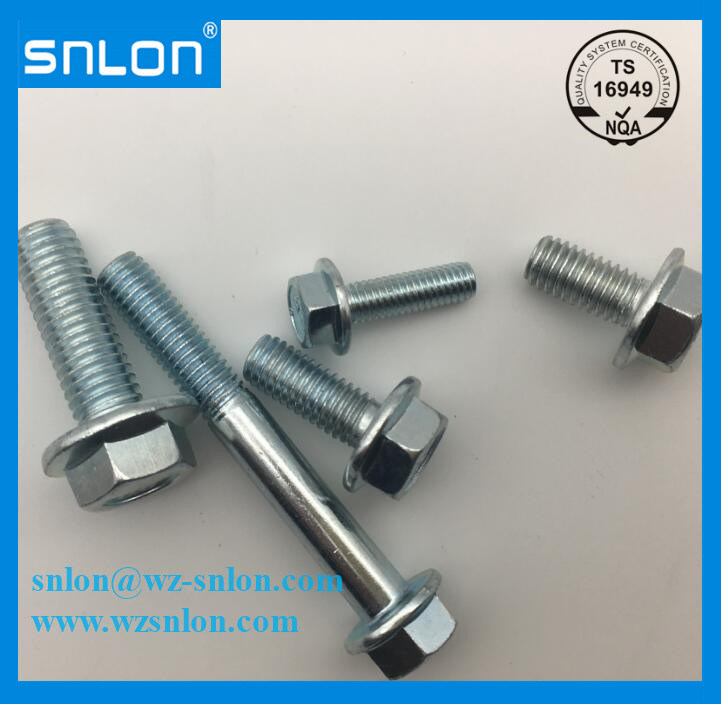 Hex Flange Bolt Screw High Strength for Auto Parts