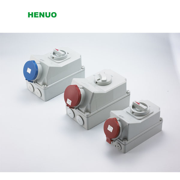 Plastic Industrial Power Combination Socket Box Distribution Boxes Electrical Industrial Socket & Plug